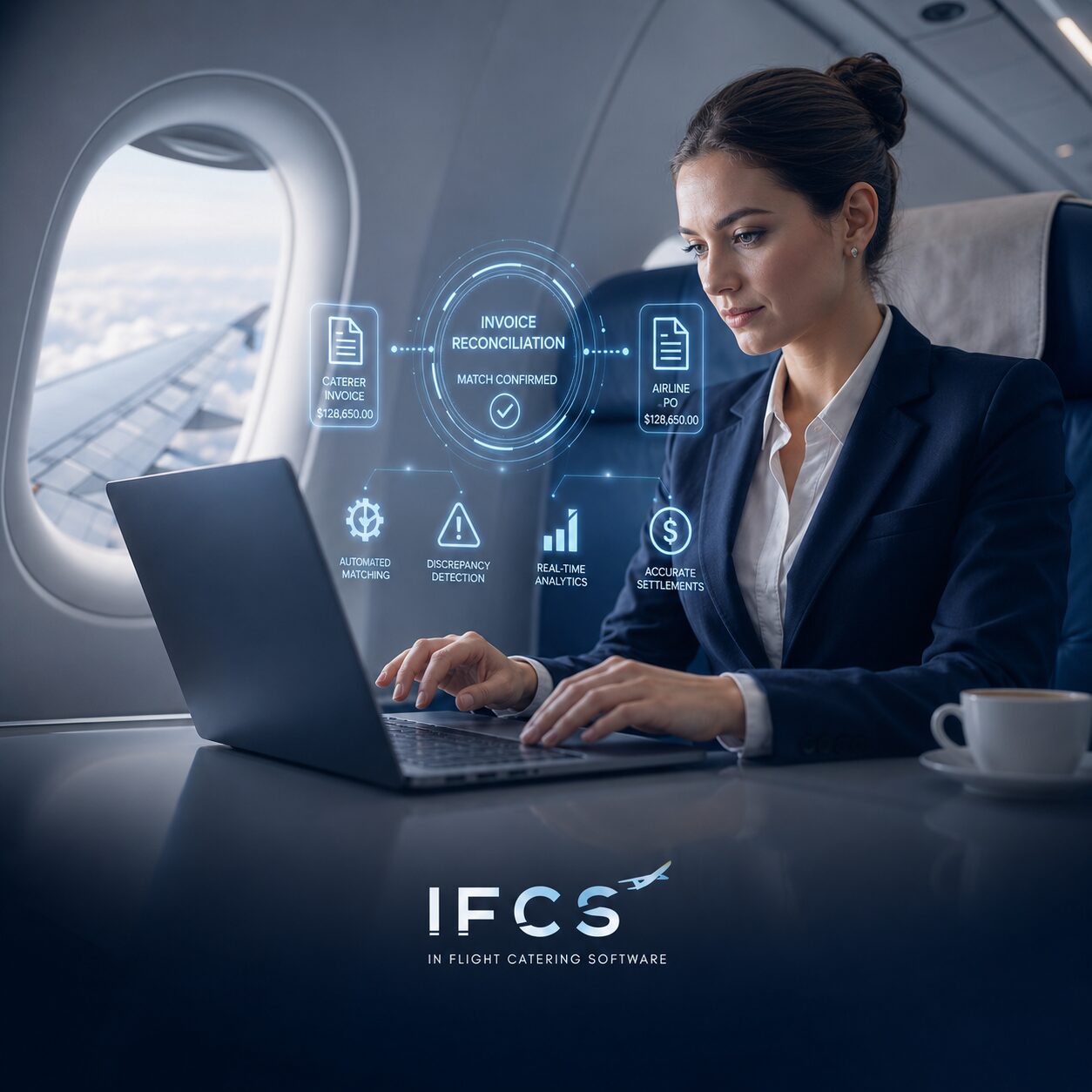 Invoice reconciliation review with automated matching, discrepancy detection, real-time analytics, and accurate settlements